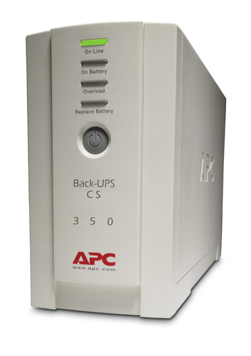 APC Back-UPS uninterruptible power supply (UPS) Standby (Offline) 350 VA 210 W 4 AC outlet(s)