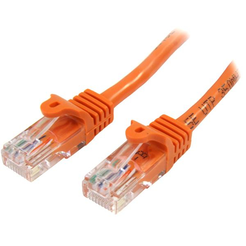 StarTech.com Cat5e Ethernet netwerkkabel met snagless RJ45 connectors UTP kabel 5m oranje