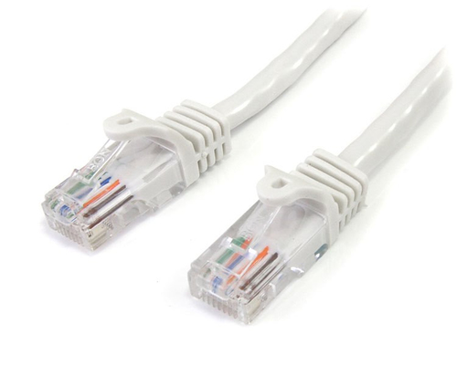 StarTech.com Cat5e Ethernet netwerkkabel met snagless RJ45 connectors UTP kabel 5m wit