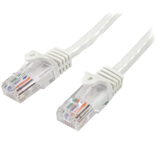 StarTech.com Cat5e Ethernet netwerkkabel met snagless RJ45 connectors UTP kabel 10m wit