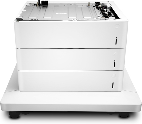 HP Color LaserJet 3x550 papierinvoer en standaard