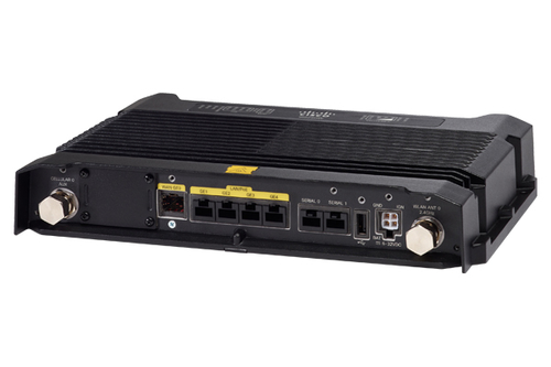 Cisco IR829 wireless router Dual-band (2.4 GHz / 5 GHz) Gigabit Ethernet 3G 4G Black