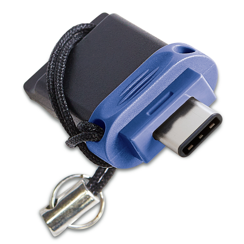 Verbatim Dual - USB-Stick 3.0 32 GB - USB-C / USB-A - Blauw