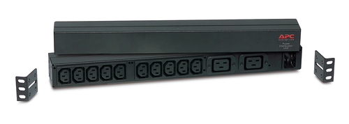 APC Rack PDU, Basic, 0U/1U, 16A, 230V, (10x) C13 (2x) C19, C20 stekker