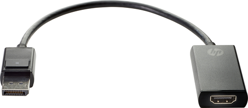 HP 2JA63AA DisplayPort HDMI Type A (Standard) Black video cable adapter
