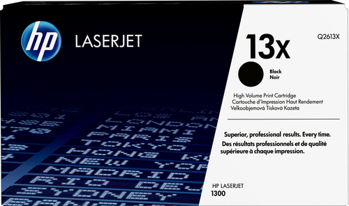HP 13X High Yield Black Original LaserJet Toner Cartridge