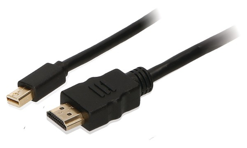 2-Power CAB0044A video cable adapter 2 m Mini Displayport HDMI Type A (Standard) Black