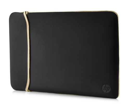 HP Reversible Neoprene notebook case 39.6 cm (15.6") Sleeve case Black, Gold
