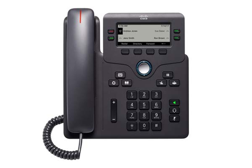 Cisco 6841 IP phone Black Wired handset 4 lines