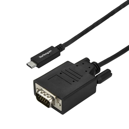 StarTech.com 3 m USB-C naar VGA kabel 1920 x 1200 zwart