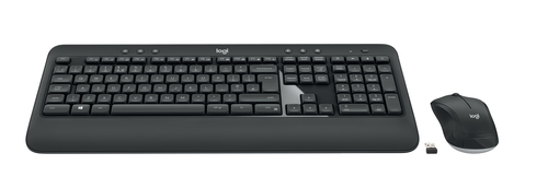 Logitech MK540 ADVANCED Wireless and Mouse Combo keyboard USB QWERTY English Black, White