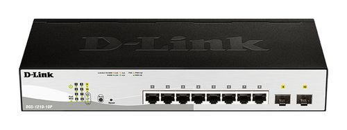 D-Link DGS-1210-10P netwerk-switch Managed L2 Gigabit Ethernet (10/100/1000) Power over Ethernet (PoE) 1U Zwart