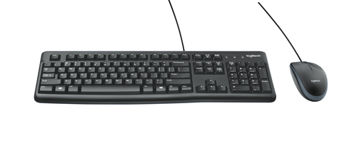 Logitech MK120 toetsenbord USB QWERTY US International Zwart