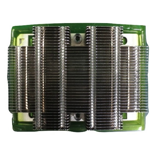 DELL 412-AAMF koelsysteem voor computers Processor Koelplaat/radiatoren Zwart, Groen, Zilver