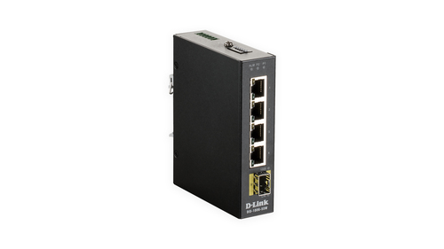 D-Link DIS‑100G‑5SW Unmanaged L2 Gigabit Ethernet (10/100/1000) Zwart