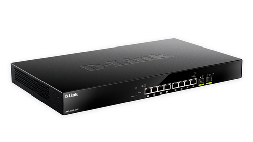 D-Link DMS-1100-10TP network switch Managed L2 2.5G Ethernet (100/1000/2500) Power over Ethernet (PoE) 1U Black