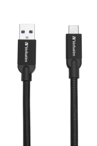Verbatim 48871 USB-kabel 1 m USB 3.2 Gen 2 (3.1 Gen 2) USB A USB C Zwart