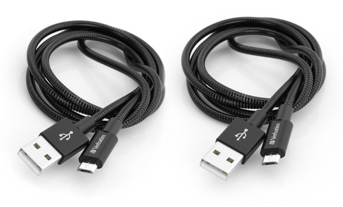Verbatim 48874 USB-kabel 1 m USB 3.2 Gen 1 (3.1 Gen 1) Micro-USB A USB A Zwart