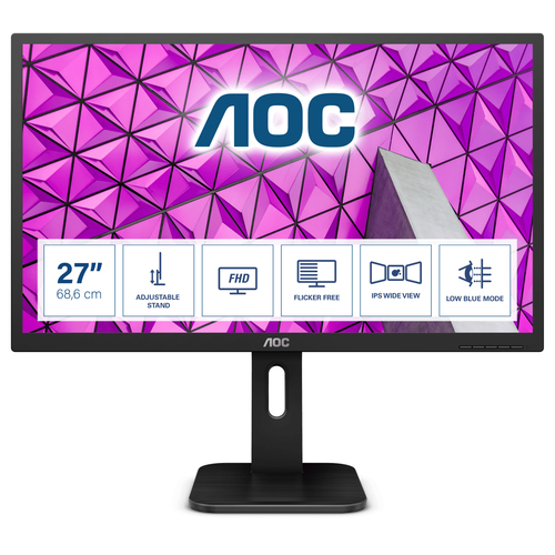 AOC P1 27P1 computer monitor 68,6 cm (27") 1920 x 1080 Pixels Full HD LED Zwart