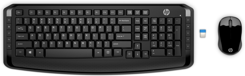 HP 300 keyboard RF Wireless Black