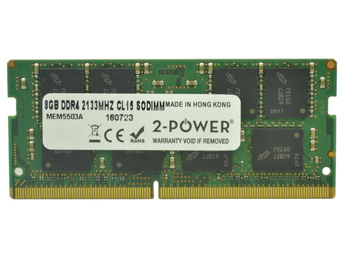 2-Power 8GB DDR4 2133MHz CL15 SoDIMM Memory - replaces T7B77AA