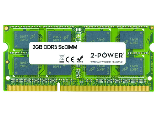 2-Power 2GB DDR3 1333MHz SoDIMM Memory - replaces KVR13S9S6/2