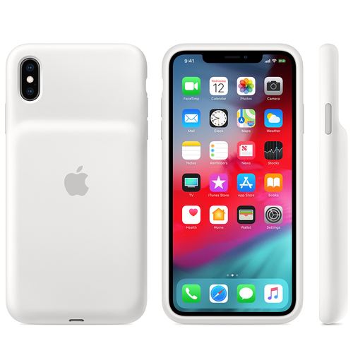 Apple MRXR2ZM/A mobile phone case 16.5 cm (6.5") Skin case Microfiber, Silicone White