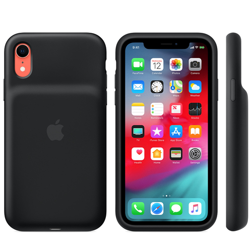 Apple MU7M2ZM/A mobile phone case 15.5 cm (6.1") Skin case Microfiber, Silicone Black