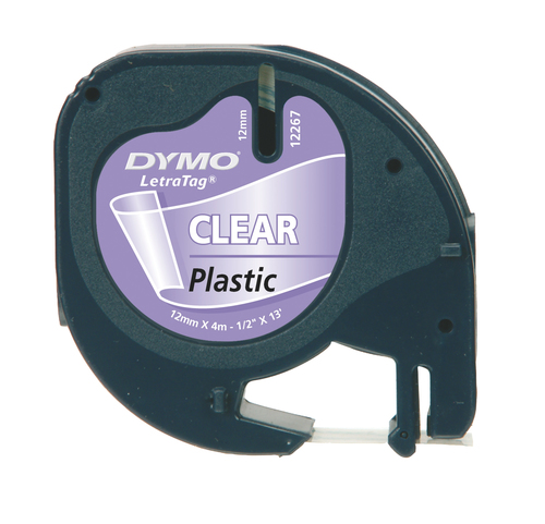 DYMO ® LetraTag® Plastic Labels - 12mm