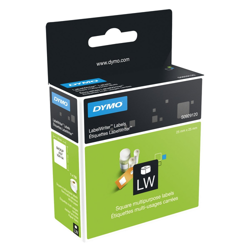 DYMO Square multipurpose labels Black,White 750pc(s) self-adhesive label