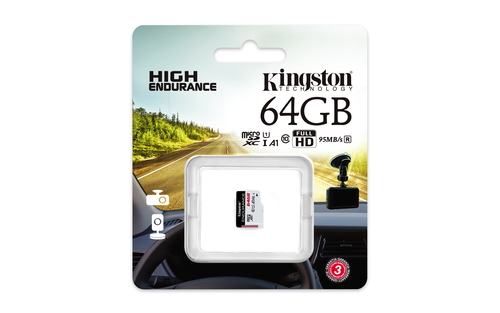 Kingston Technology High Endurance 64 GB MicroSD UHS-I Klasse 10