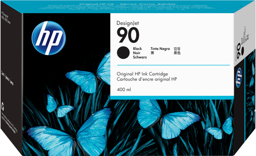 HP 90 400-ml Black DesignJet Ink Cartridge