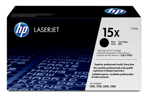 HP 15X High Yield Black Original LaserJet Toner Cartridge