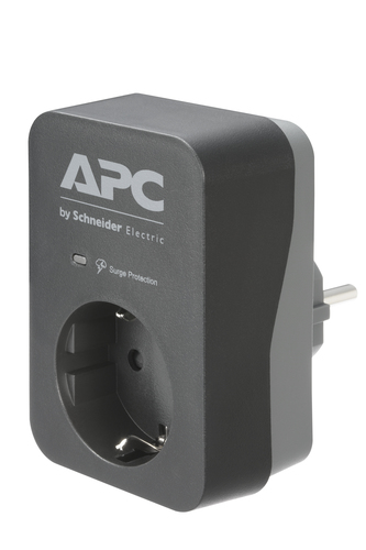 APC PME1WB-GR tussenstekker met overspanningsbeveiliging 3680W 1x stopcontact