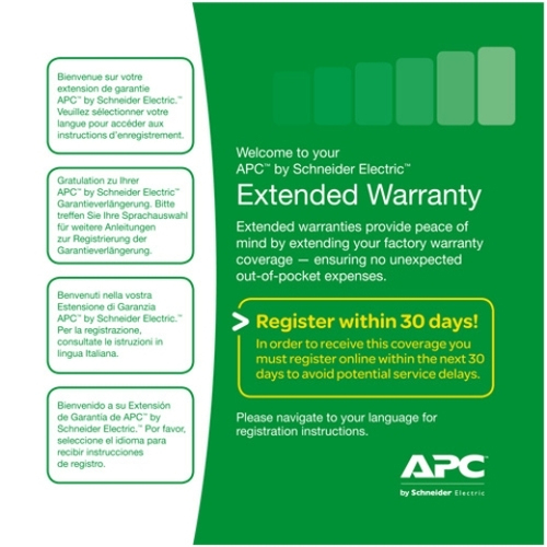 APC WEXTWAR1YR-SD-01 warranty/support extension