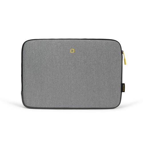 Dicota D31743 notebook case 35.8 cm (14.1") Sleeve case Grey,Yellow