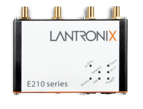 Lantronix E210 Standard wireless router Fast Ethernet Single-band (2.4 GHz) 4G Black, Orange, White