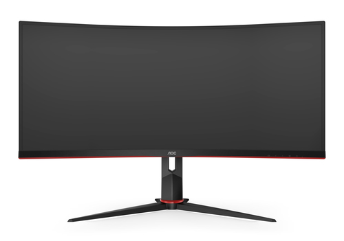 AOC Gaming CU34G2/BK LED display 86.4 cm (34") 3440 x 1440 pixels WQHD WVA Curved Black,Red