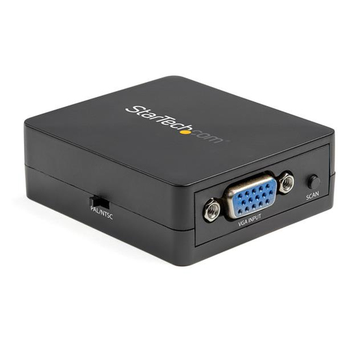 StarTech.com VGA naar RCA en S-video converter USB-voeding