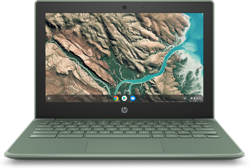 HP Chromebook 11 G8 EE 29,5 cm (11.6") Touchscreen HD Intel® Celeron® N 4 GB LPDDR4-SDRAM 32 GB eMMC Wi-Fi 5 (802.11ac) Chrome OS Groen
