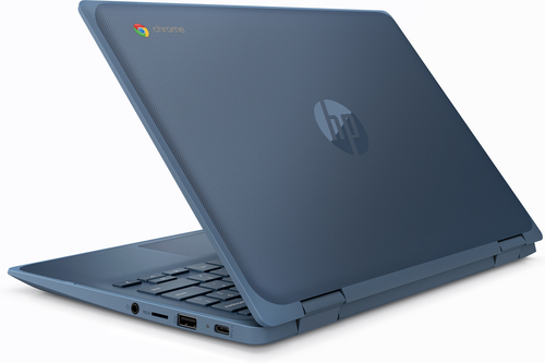HP Chromebook x360 11 G3 EE 29,5 cm (11.6") Touchscreen HD Intel® Celeron® 4 GB LPDDR4-SDRAM 32 GB eMMC Wi-Fi 5 (802.11ac) Chrome OS Blauw