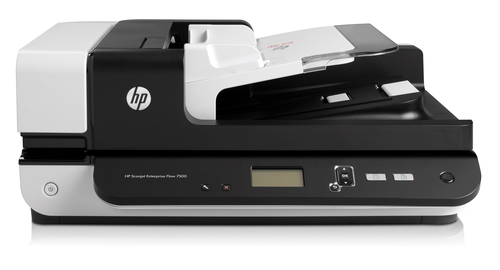 HP Scanjet Enterprise Flow 7500 Flatbed-/ADF-scanner 600 x 600 DPI A4 Zwart, Wit