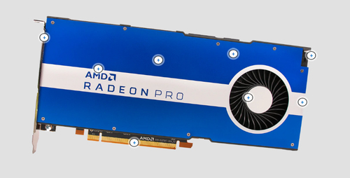 AMD Pro W5500 8 GB GDDR6