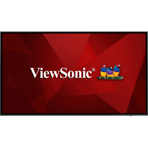 Viewsonic CDE7520 signage display 190.5 cm (75") LCD 4K Ultra HD Black Built-in processor