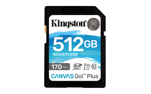 Kingston Technology Canvas Go! Plus 512 GB SD UHS-I Klasse 10