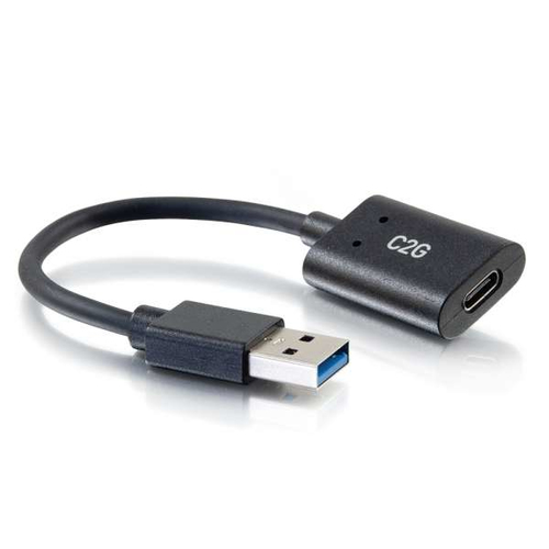 C2G 15cm (6in) USB-C® vrouwelijk naar USB-A mannelijke SuperSpeed USB 5Gbps adapterconverter