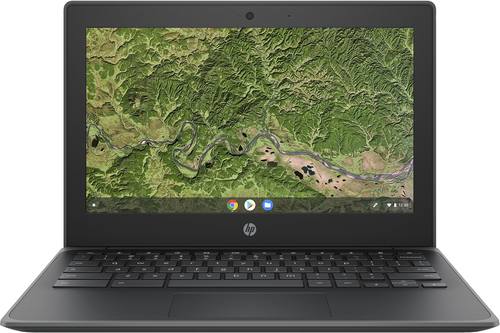 HP Chromebook 11A G8 EE 29,5 cm (11.6") HD AMD A4 4 GB DDR4-SDRAM 32 GB eMMC Wi-Fi 5 (802.11ac) Chrome OS Grijs