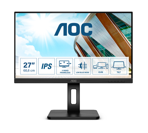 AOC P2 27P2C LED display 68,6 cm (27") 1920 x 1080 Pixels Full HD Zwart
