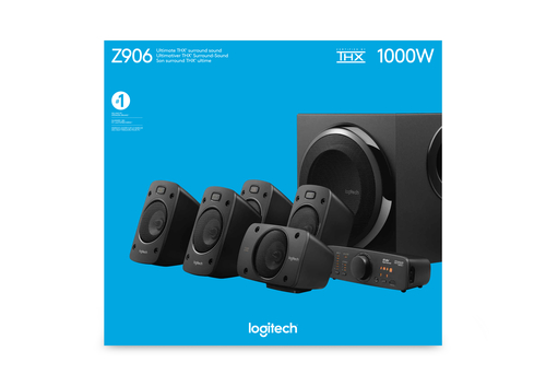 Logitech Z906 5.1channels 500W Black speaker set