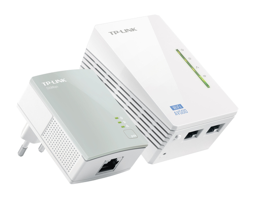 TP-LINK TL-WPA4220 KIT PowerLine-netwerkadapter 300 Mbit/s Ethernet LAN Wifi Wit 1 stuk(s)
